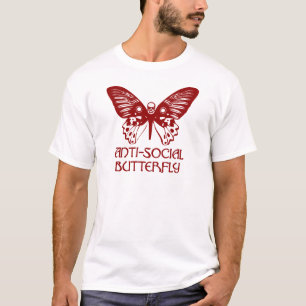 Antisozialer Schmetterling T-Shirt