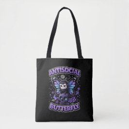 Antisozialer Schmetterling Tasche