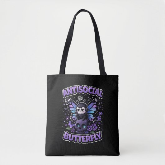 Antisozialer Schmetterling Tasche (Vorderseite)