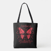 Antisozialer Schmetterling Tasche (Rückseite)