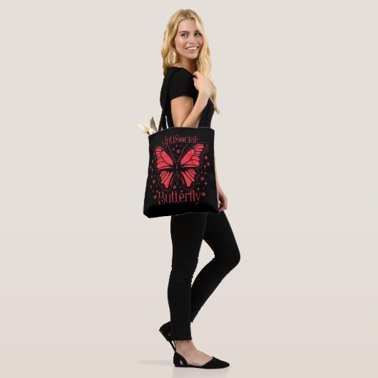 Antisozialer Schmetterling Tasche (Am Model)