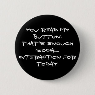 Antisoziales Button