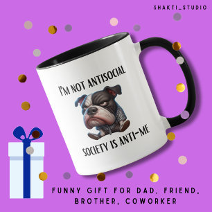 Antisoziales Introvertierten-Spaß-Geschenk zum Geb Tasse