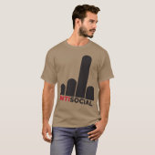 Antisoziales Mädchen T-Shirt (Vorne ganz)