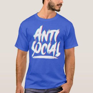 Antisoziales Misanthropisches EDM Club T-Shirt