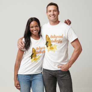 Antisoziales Schmetterling Natur Introvertieren äs T-Shirt