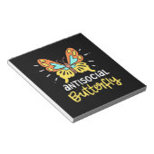 Antisoziales Schmetterling Notizblock (angewinkelt)