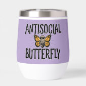 Antisoziales Schmetterling - witziger Einsiedler (Rückseite)