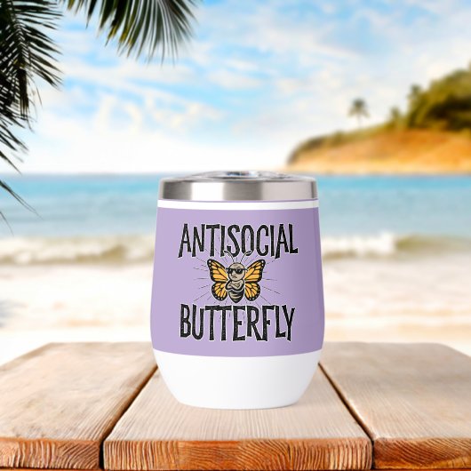 Antisoziales Schmetterling - witziger Einsiedler (Strand (gedreht))
