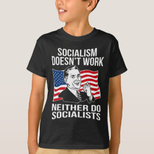 Antisozialismus funktioniert nicht Sozialisten Kap T-Shirt