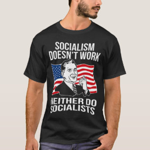 Antisozialismus funktioniert nicht Sozialisten Kap T-Shirt