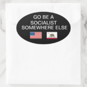 Antisozialistischer Aufkleber (Tasche)