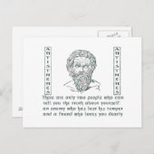 Antisthenes Postkarte (Vorne/Hinten)