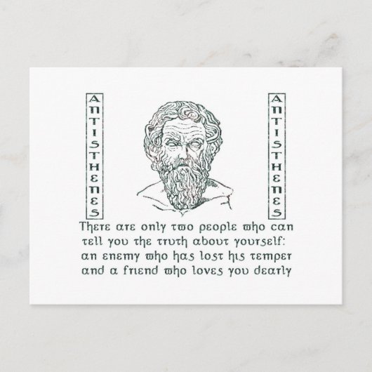 Antisthenes Postkarte (Vorderseite)