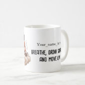ANTISTRESS Breathe, drink coffee, and move on Kaffeetasse (VorderseiteRechts)