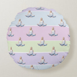 ANTISTRESS CALM MEDITATION RELAX PASTEL CHAKRA RUNDES KISSEN