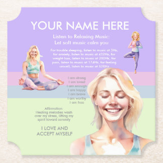 ANTISTRESS CALM SIP CALM PASTEL YOGA ZEN UNTERSETZER
