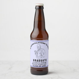 ANTISTRESS Freud Psychiatry Therapy Clinic Health Bierflaschenetikett