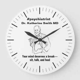 antistress Freud Psychiatry Therapy Clinic Health Große Wanduhr