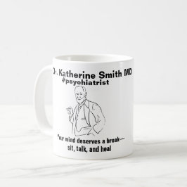 ANTISTRESS Freud Psychiatry Therapy Clinic Health Kaffeetasse