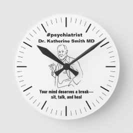 antistress Freud Psychiatry Therapy Clinic Health Runde Wanduhr