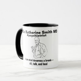 ANTISTRESS Freud Psychiatry Therapy Clinic Health Tasse