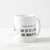 ANTISTRESS One sip at a time, one problem less Kaffeetasse (VorderseiteRechts)