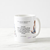 Antistress Peace serenity Chakra Relax calm Kaffeetasse (VorderseiteRechts)