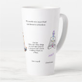 Antistress Peace serenity Chakra Relax calm Milchtasse (Rechte Ecke)