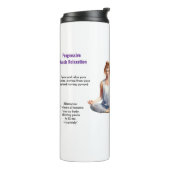 Antistress Peace serenity Chakra Relax calm Thermosbecher (Nach links gedreht)