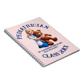 antistress pediatrician teddy bear kids university notizblock (Rechte Seite)