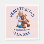 antistress pediatrician teddy bear kids university serviette (Vorderseite)