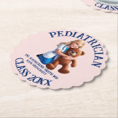 antistress pediatrician teddy bear kids university untersetzer (angewinkelt)