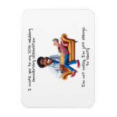 antistress psychiatrist doing psychotherapy  Freud Magnet (Vertikal)