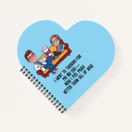 ANTISTRESS psychiatrist THERAPIST doctor Notizblock