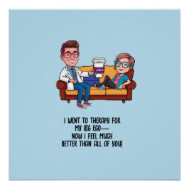 ANTISTRESS psychiatrist THERAPIST MENTAL HEALTH Poster