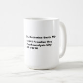 Antistress Psychoanalysis Freud psychiatry Clinic Kaffeetasse (VorderseiteRechts)
