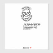 Antistress Psychoanalysis Sigmund Freud Clinic Aufkleber (Blatt)