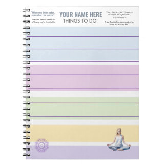 ANTISTRESS RELAX CALM SERENE YOGA NOTIZBLOCK