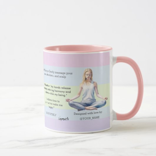 antistress relax calm serenity yoga zen  tasse (Rechts)