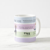 AntiStress Serene Meditation Midfulness Kaffeetasse (VorderseiteRechts)