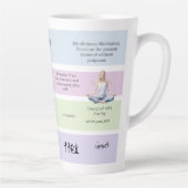 AntiStress Serene Meditation Midfulness Milchtasse (Rechts)