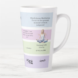 AntiStress Serene Meditation Midfulness Milchtasse