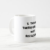 AntitheisAtheist Tassen (Vorderseite Links)