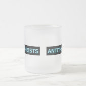 Antitheist Atheisten-Tassen Mattglastasse (Mittel)