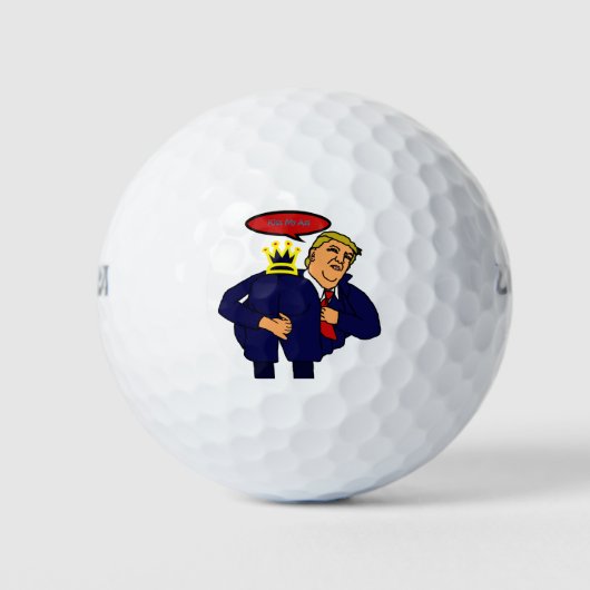 AntiTrump Funny Meme Golf Balls Golfball (Vorderseite)