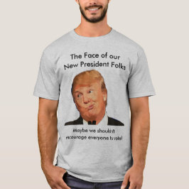 Antitrumpf-Shirt, das Gesicht des neuen T-Shirt