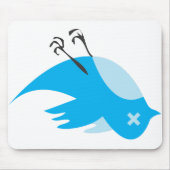 AntiTwitter-Mausunterlage Mousepad (Vorne)