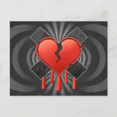 Antivalentine Feiertagspostkarte (Vorderseite)