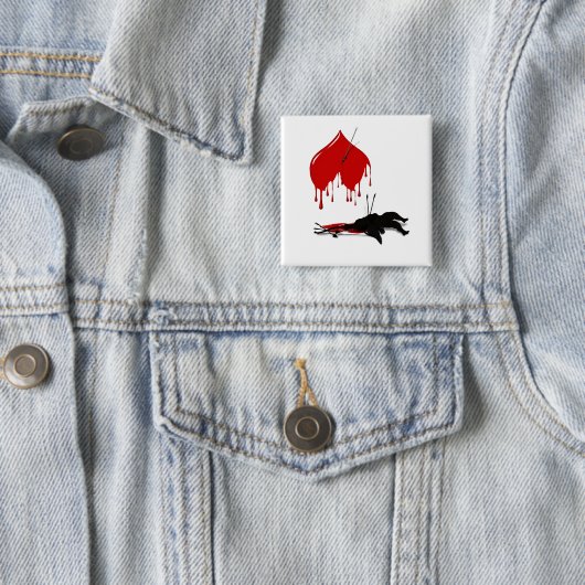 Antivalentine Keine Kupille mehr Button (Beispiel)